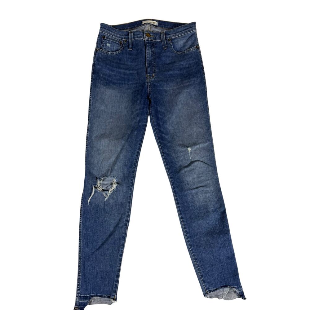 Women's Madewell Ankle Skinny light distressed Style J9400